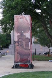 Smithsonian Folklife Festival artwork panel event signage