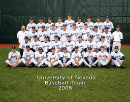 Baseball team, University of Nevada, 2006