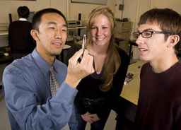 Faculty, Mechanical Engineering Associate Professor Lab Kam Leang and students, 2008