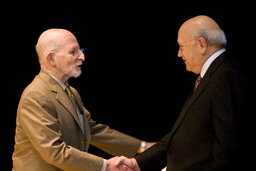 Speaker lecture, former President of South Africa F.W. de Klerk and University President Milton Glick, 2008