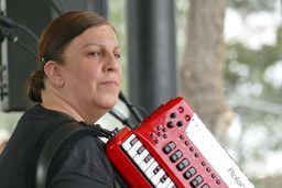 Accordionist at 2021 Basque Festival in Elko