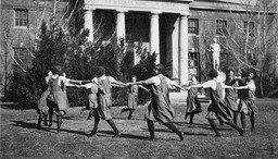 Women's Physical Education Class, Mackay School of Mines Building, 1920