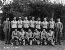 Men's basketball team, University of Nevada, 1931