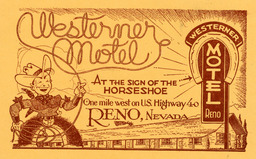 Westerner Motel, Reno, Nevada, circa 1950