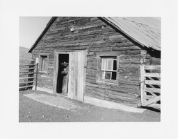 Horse Barn, front view, New Baumann Ranch, Eureka