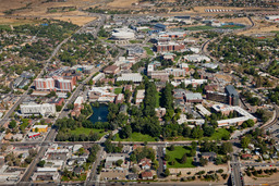 Aerial view of campus, 2011