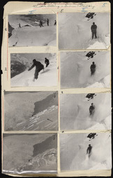 Skiers causing avalanches from Paulcke's film