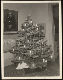 Christmas tree in Dr. Church's home, copy 3