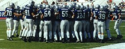 Football team, University of Nevada, 2000