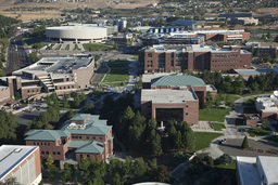 Aerial view of north/central campus, 2010