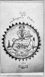 Seal of the Paregoric Club, Virginia City, Nevada