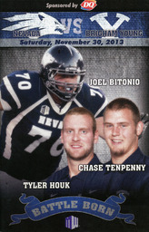 Football program cover, University of Nevada, 2013
