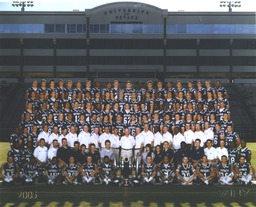 Football team, University of Nevada, 2005