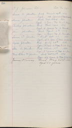 Cemetery Record, page 244