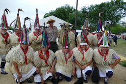 Joaldunak group with NPS representative