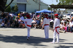 Basque dancers performing Banako