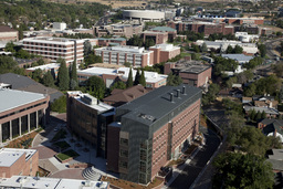 Aerial view of southeastern campus, 2010