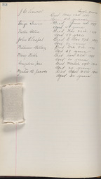 Cemetery Record, page 254
