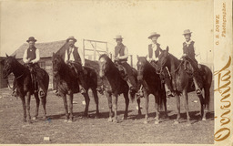 Cowboys at the Miller and Lux home ranch
