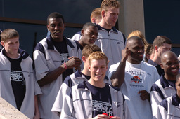 Basketball team, University of Nevada, 2004