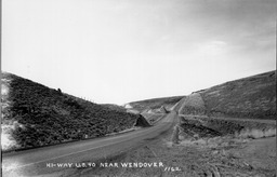 Highway U.S. 40, near Wendover, Nevada, circa 1940s