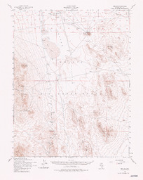Mellan Quadrangle Nevada-Nye Co. 15 Minute Series (Topographic)