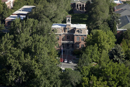 Aerial view of Morrill Hall, 2010