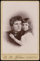 Unidentified woman and girl