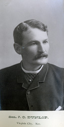 Senator J. C. Dunlop, Virginia City, Nevada