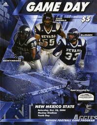 Football program cover, University of Nevada, 2006