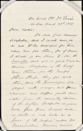 Letter from Henry R. Mighels to Nellie Verrill, March 29, 1865