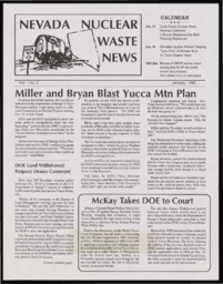 Nevada nuclear waste news