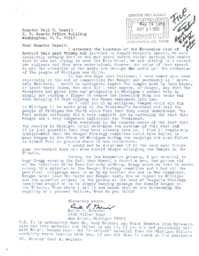 Correspondence between Emile P. Grenier and Paul Laxalt, May 1976