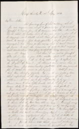 Letter from Washington Verrill to Nellie Verrill, May 14, 1863  