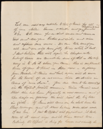 Letter from Washington Verrill to Nellie Mighels, Unknown   