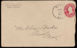 Letter and envelope to Charles M. Sparks from A. G. McBride