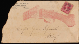 Envelope addressed to Capt. John Sparks