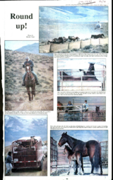 Newspaper article, Lahontan Valley, pictures on the gather