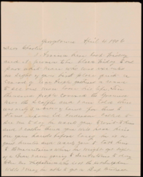 Letter to Charles M. Sparks from John Sparks 