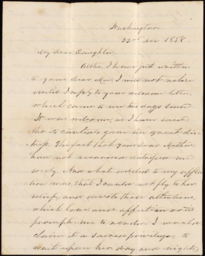 Letter from Sam Houston to his daughter