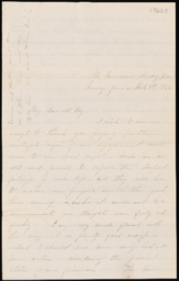 Letter from Nellie Verrill to Henry R. Mighels, Febuary 4, 1866
