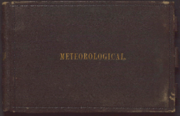 Wheeler Survey field notebook no. 86: meteorological records