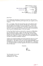 Correspondence from Ronald Reagan to Paul Laxalt, May 1982