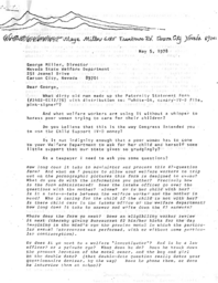 Letter written by Maya Miller to George Miller, May 5, 1978