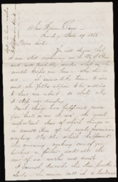 Letter from Washington Verrill to Nellie Verrill, July 29, 1866 