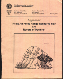 Approved Nellis range resource plan and record of decision