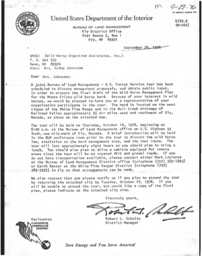 Tour letter and Wild Horse Organized Assistance (WHOA!) comments