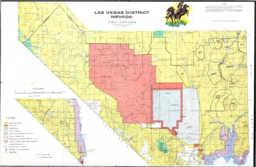 Horse and burro inventory map, Las Vegas District