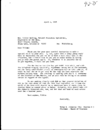 Natural resources letter to naval weapons center