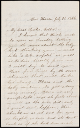 Letter from Addison E. Verrill to Nellie Mighels July 31, 1866 